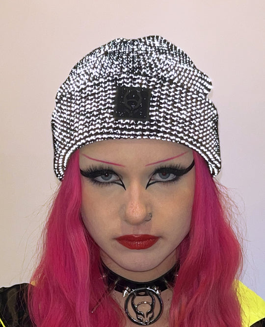 REFLECTIVE FOLDED BEANIE