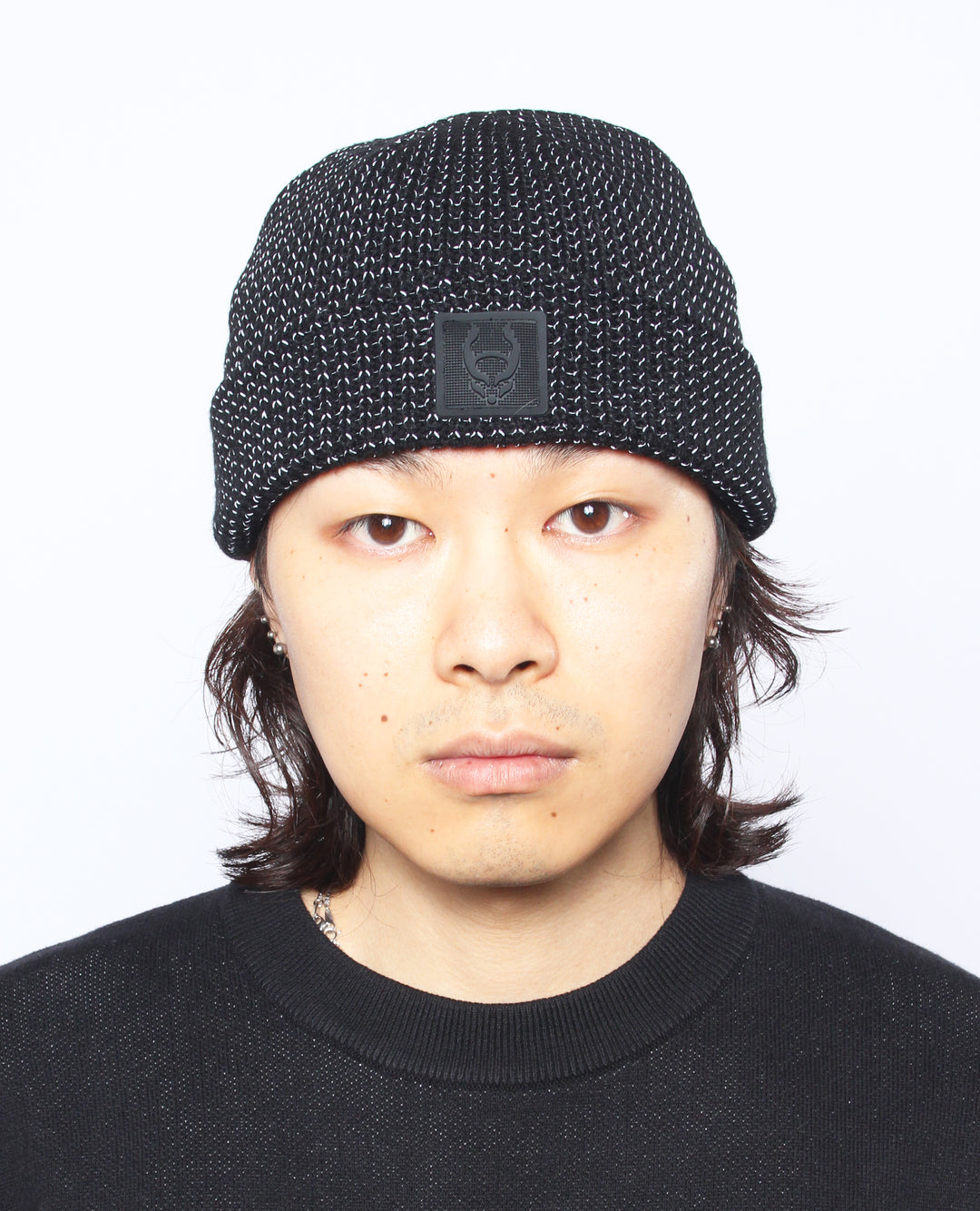 REFLECTIVE FOLDED BEANIE