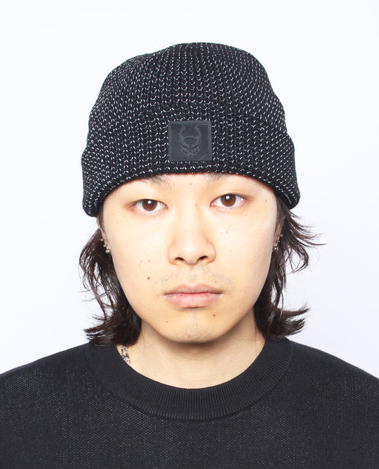 REFLECTIVE FOLDED BEANIE
