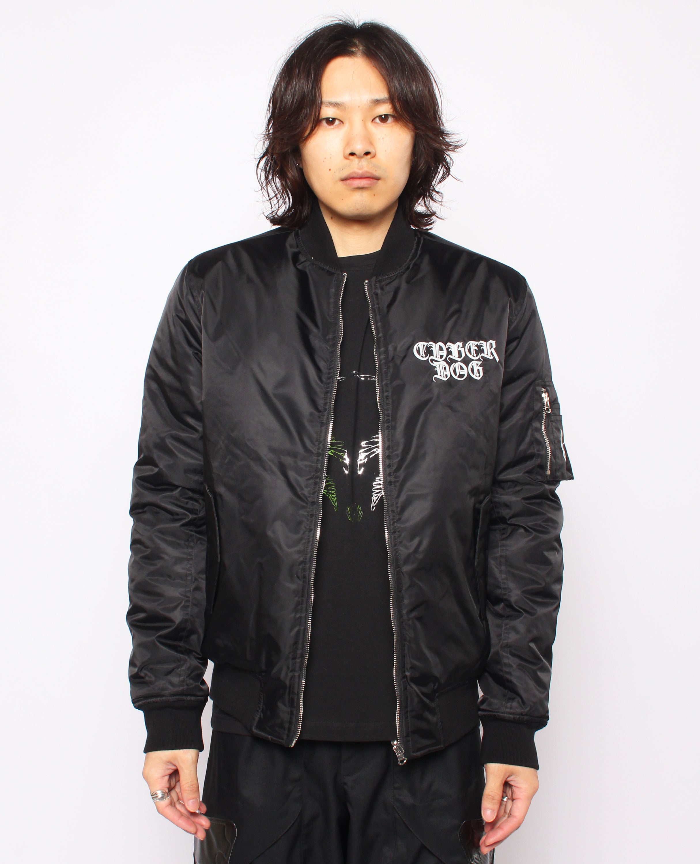 ジャケット・アウター CYBER DOG reflector nylon jacket 00s CYBERDOG REVERSIBLE BOMBER – Cyberdog