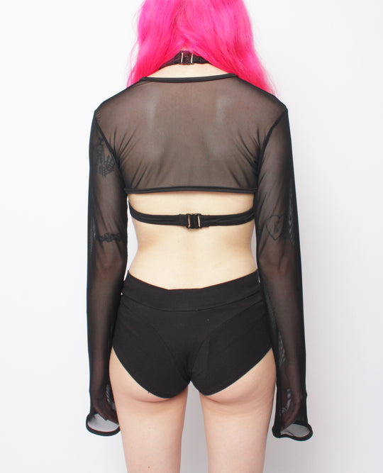 ROCKER MESH SHRUG