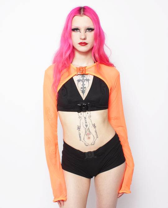 ROCKER MESH SHRUG