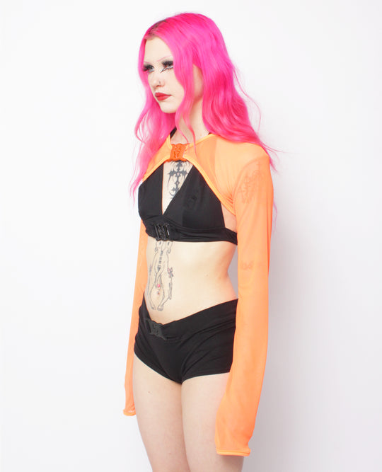 ROCKER MESH SHRUG