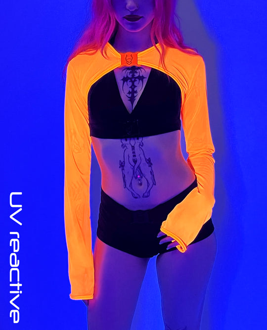 ROCKER MESH SHRUG