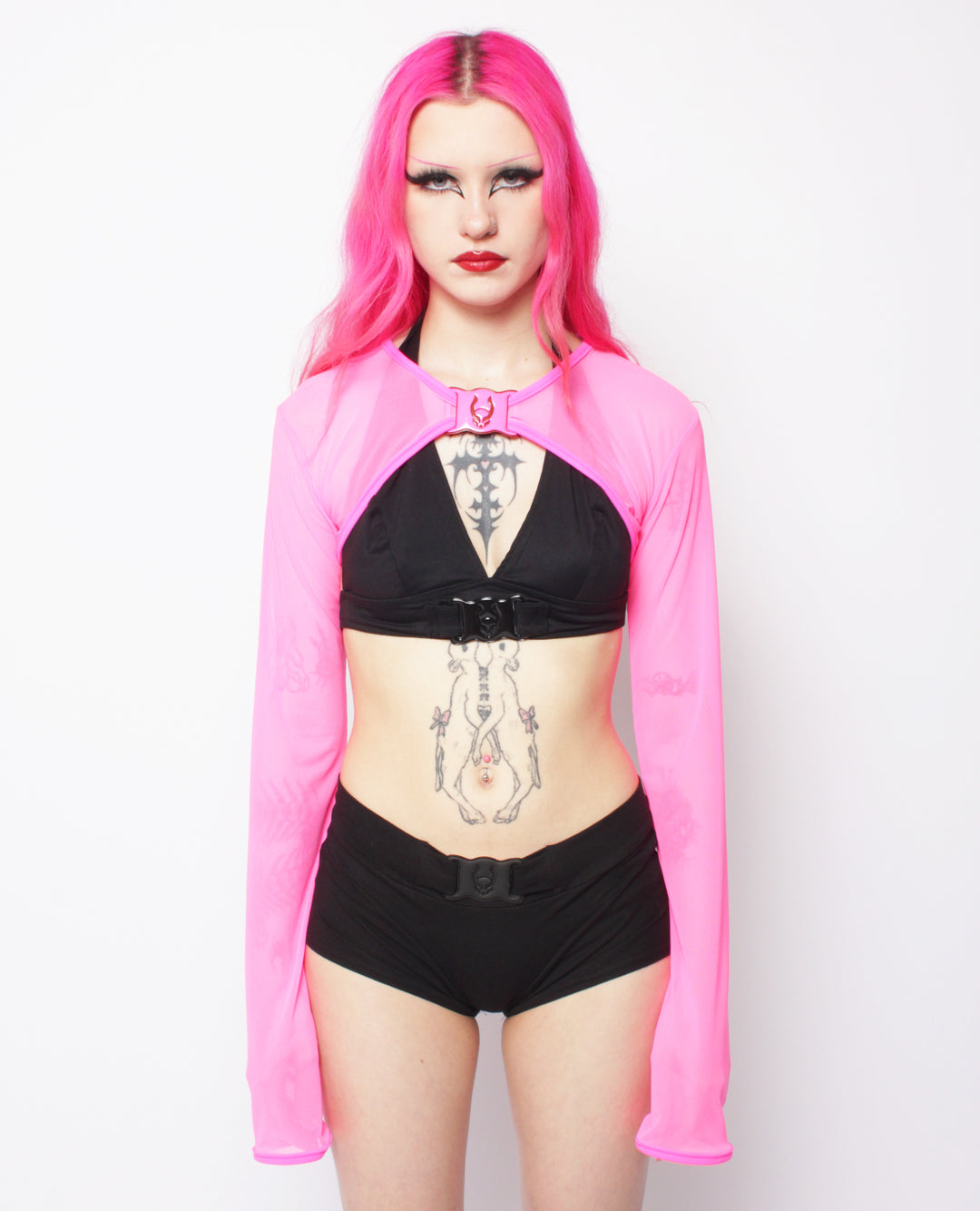 ROCKER MESH SHRUG