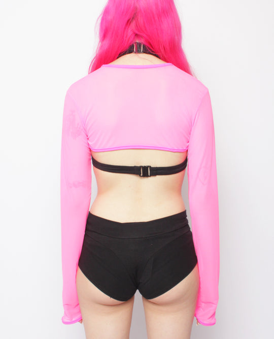 ROCKER MESH SHRUG