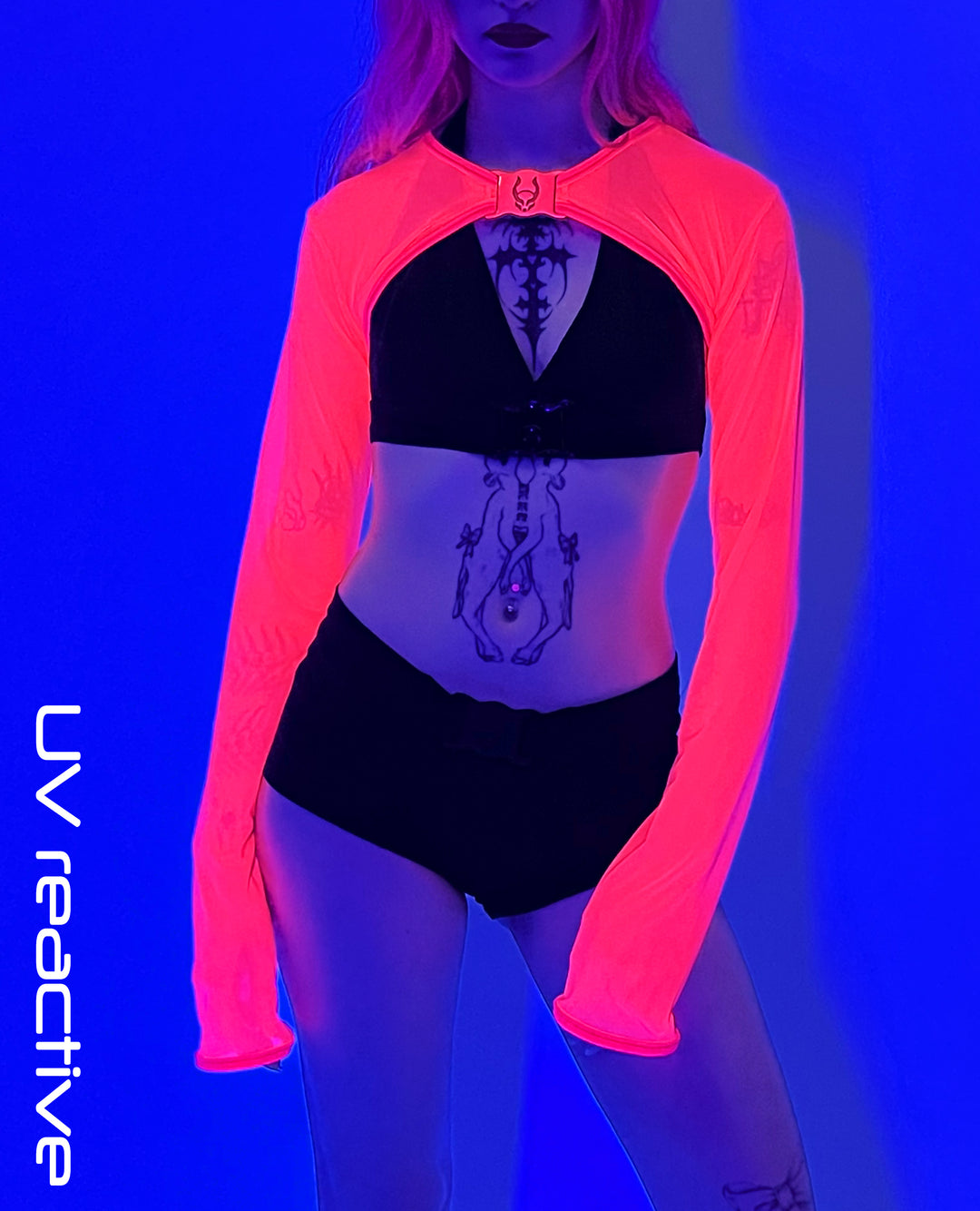 ROCKER MESH SHRUG