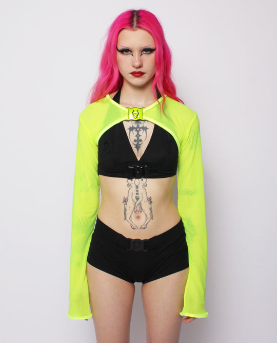 ROCKER MESH SHRUG