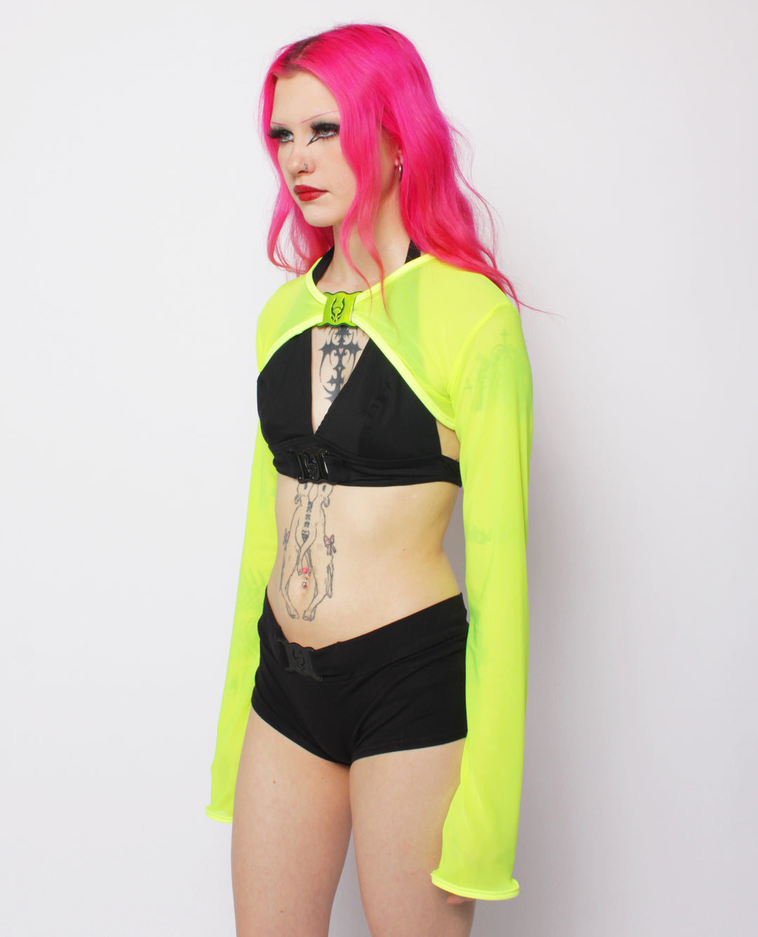 ROCKER MESH SHRUG