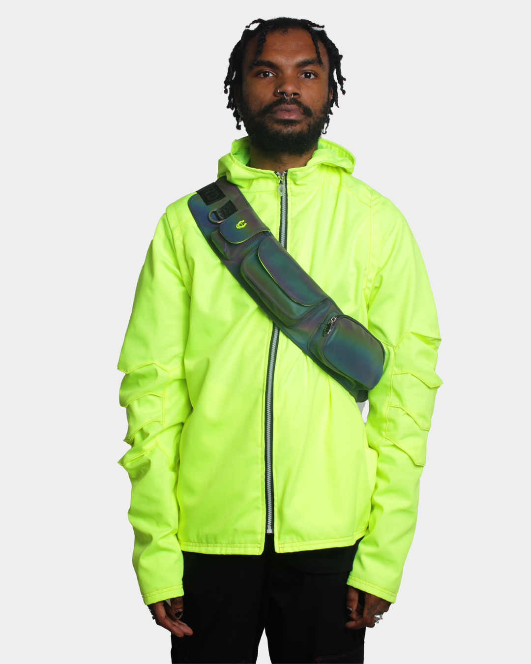 MULTI POCKET BELT BAG RAINBOW REFLECTIVE CYBERDOG Cyberdog