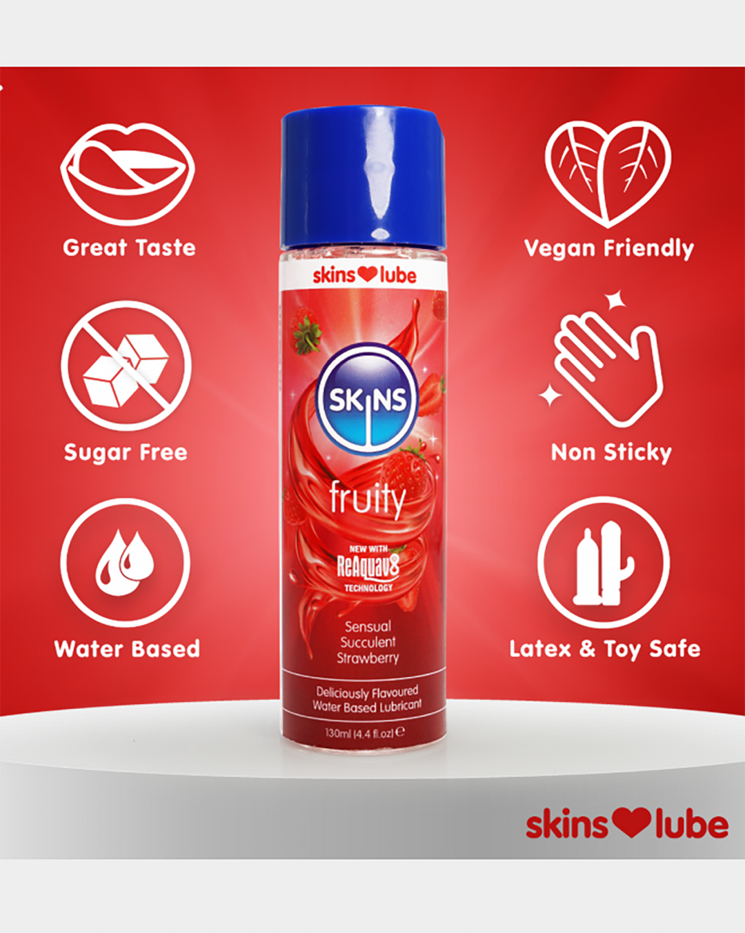 SKINS STRAWBERRY 130ml
