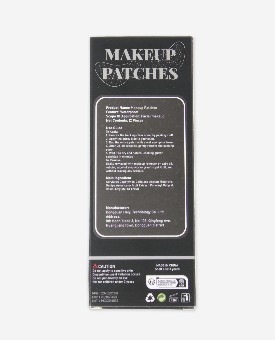 SILVER STAR CURVE FRECKLE MAKE UP TRANSFER 12 PACK