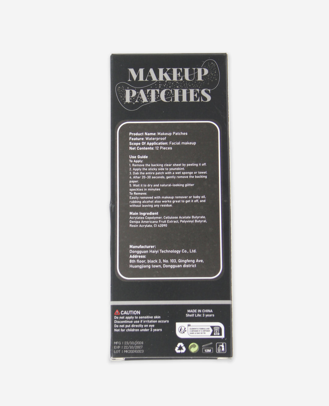 SILVER STAR FRECKLE MAKE UP TRANSFER 12 PACK
