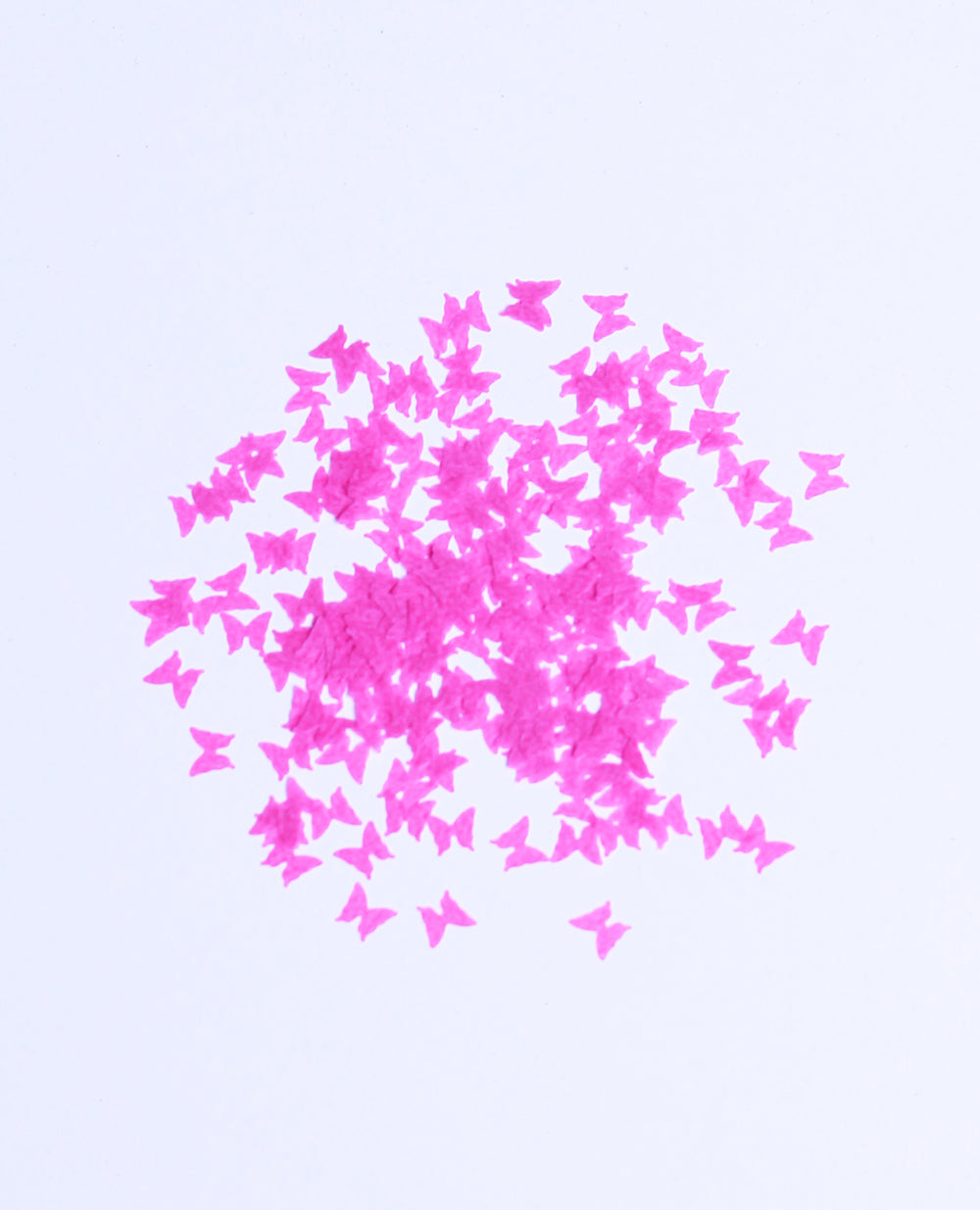 PASTEL GLITTER BUTTERFLY MAGENTA