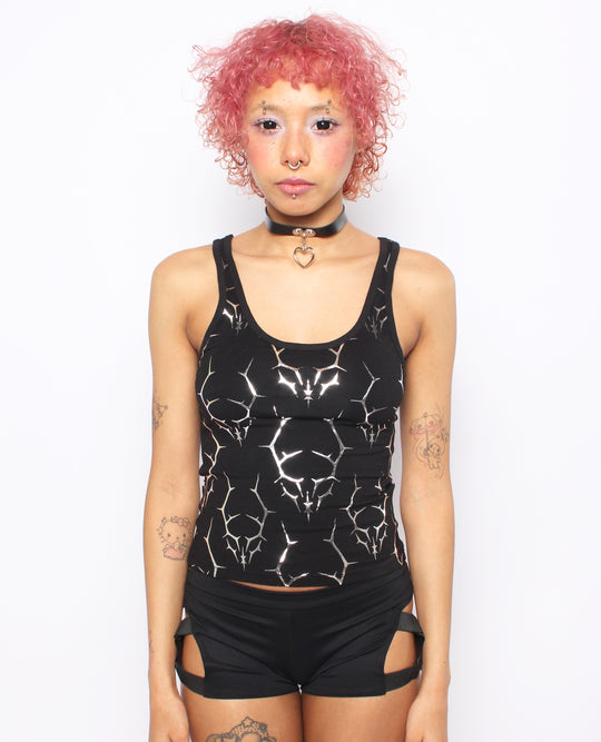 GIRLS SLIM VEST THORNS LOGO