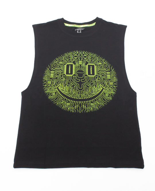 RAVE VEST MICROCHIP SMILEY