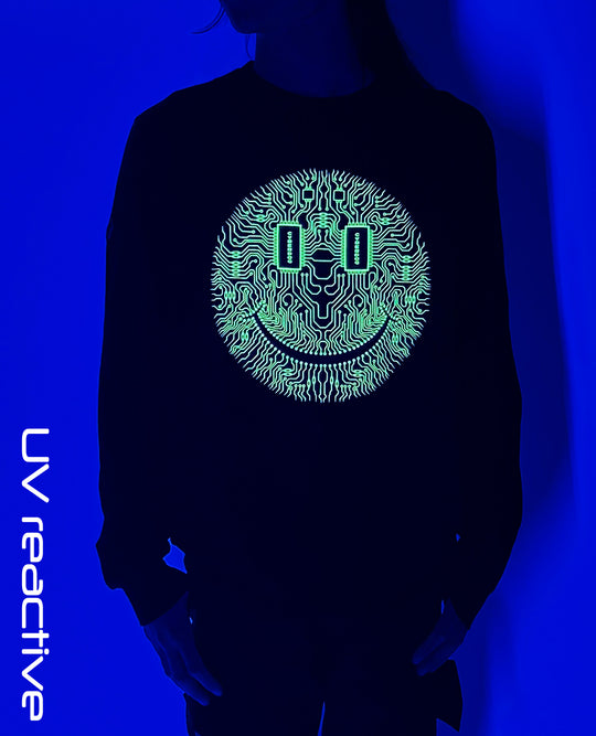 LOOSE FIT L/S MICROCHIP SMILEY