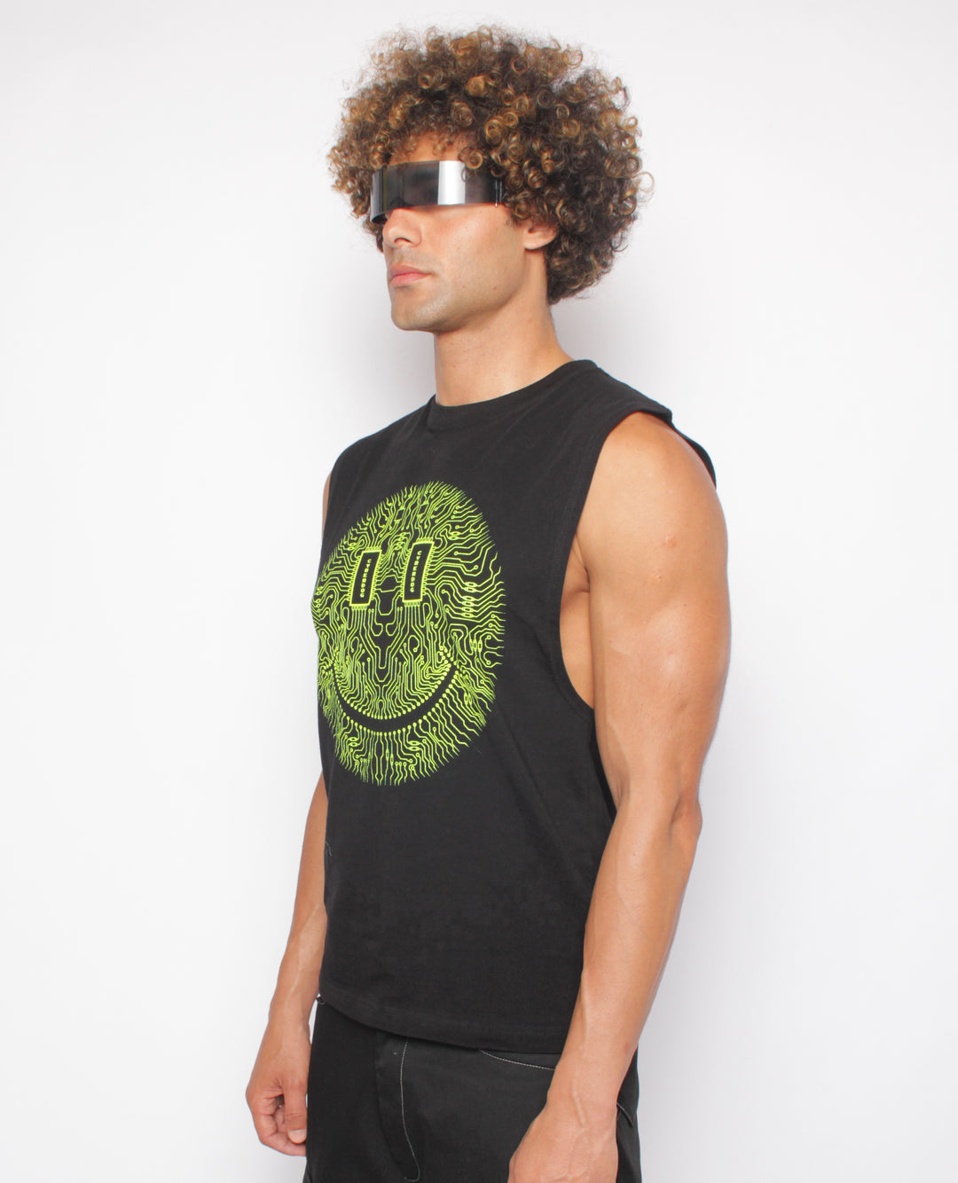RAVE VEST MICROCHIP SMILEY