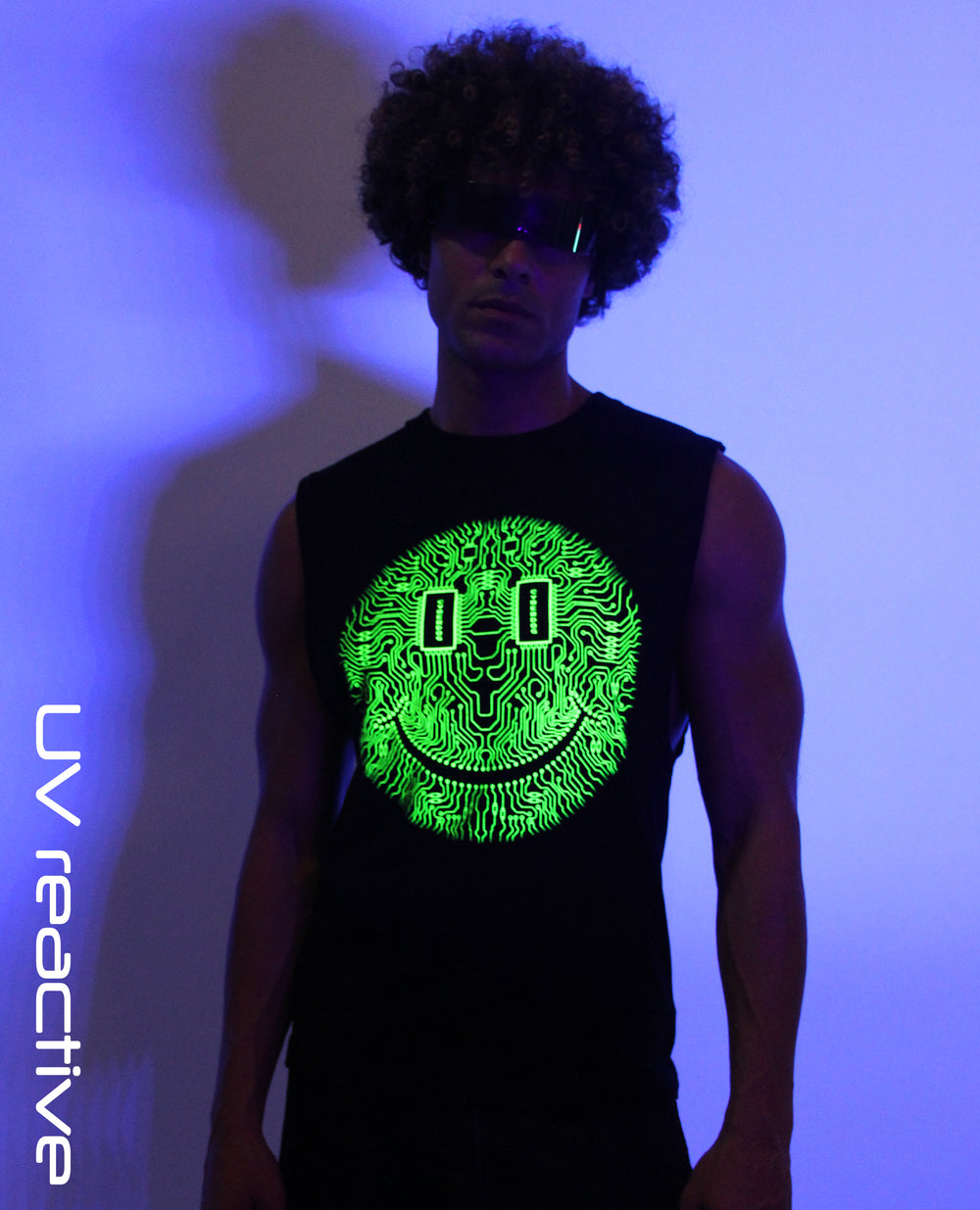 RAVE VEST MICROCHIP SMILEY
