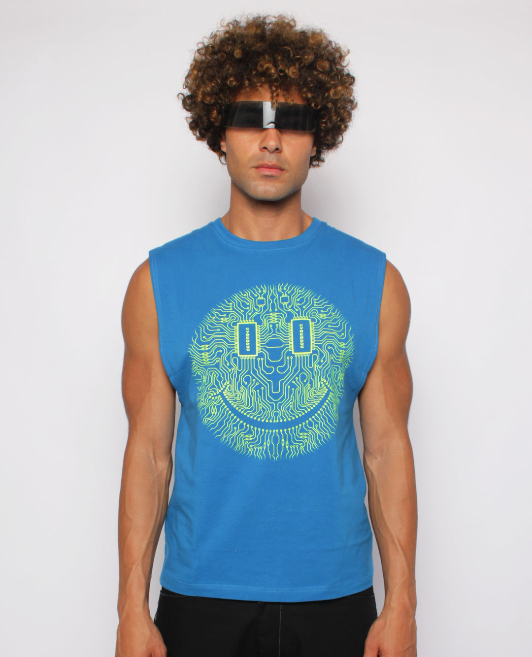 RAVE VEST MICROCHIP SMILEY
