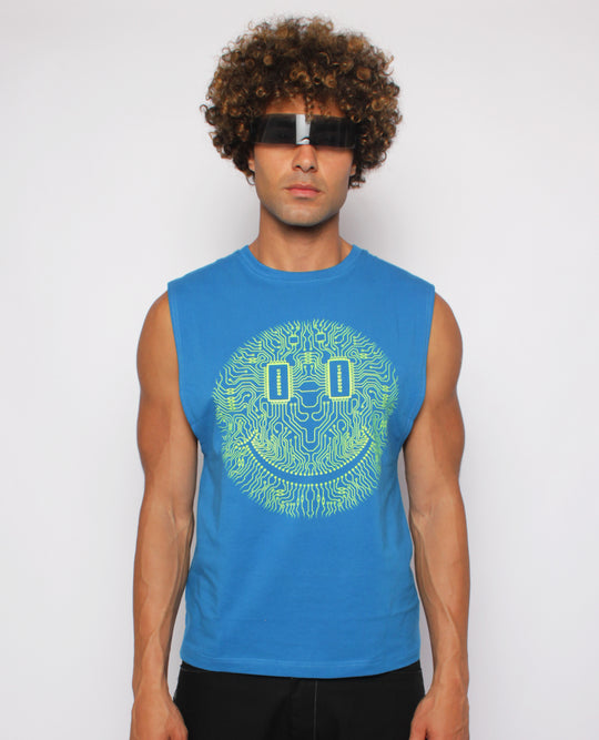 RAVE VEST MICROCHIP SMILEY