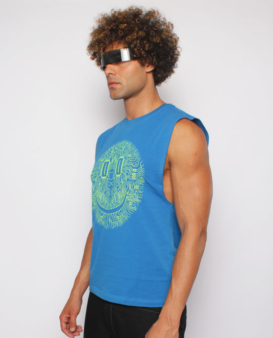 RAVE VEST MICROCHIP SMILEY