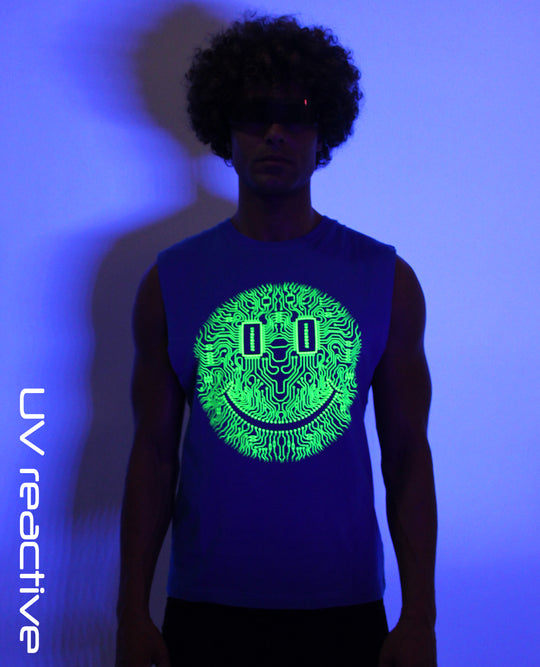 RAVE VEST MICROCHIP SMILEY