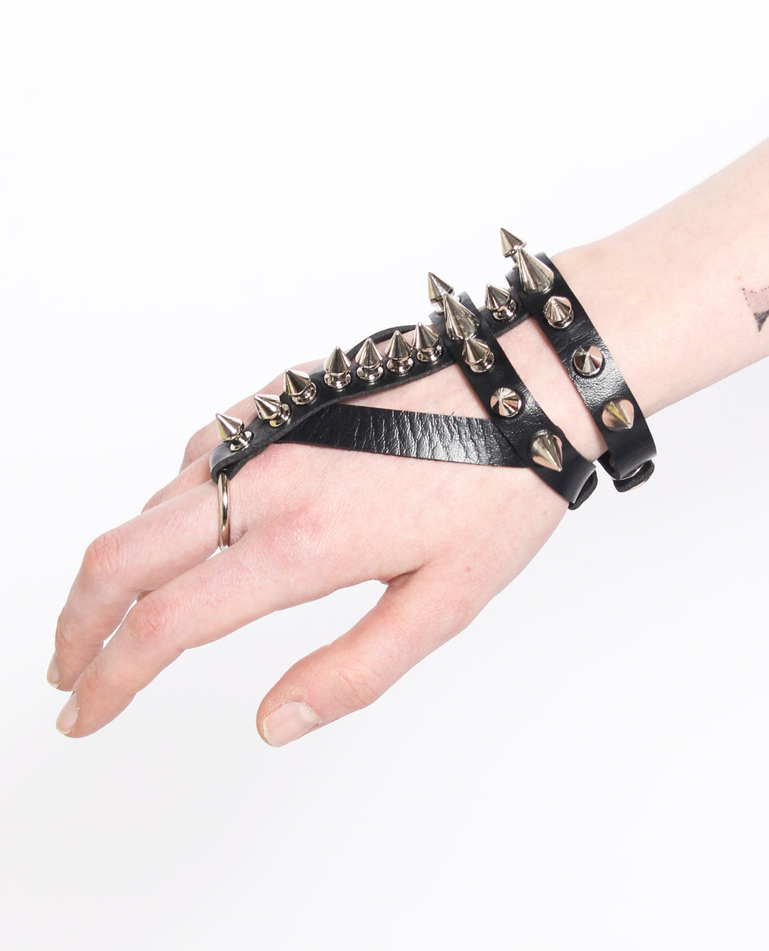 SPIKED RING BRACELET