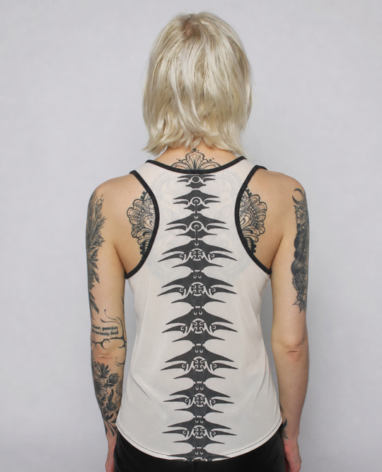 GIRLS SPINED MESH VEST