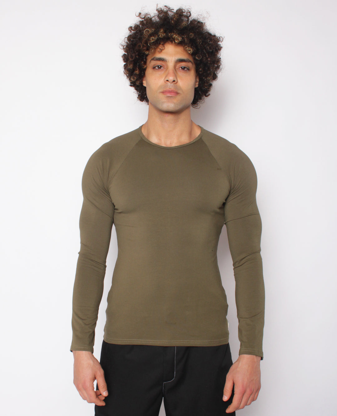 MENS SPINED MESH L/S TOP