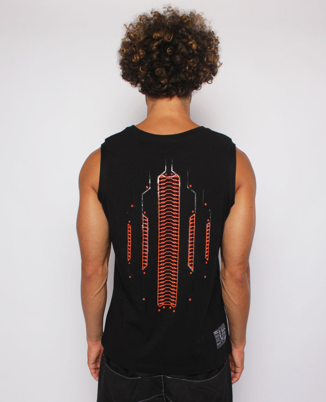 RETRO VEST MECHANICAL LOGO