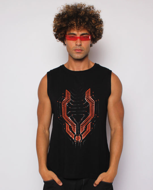 RETRO VEST MECHANICAL LOGO