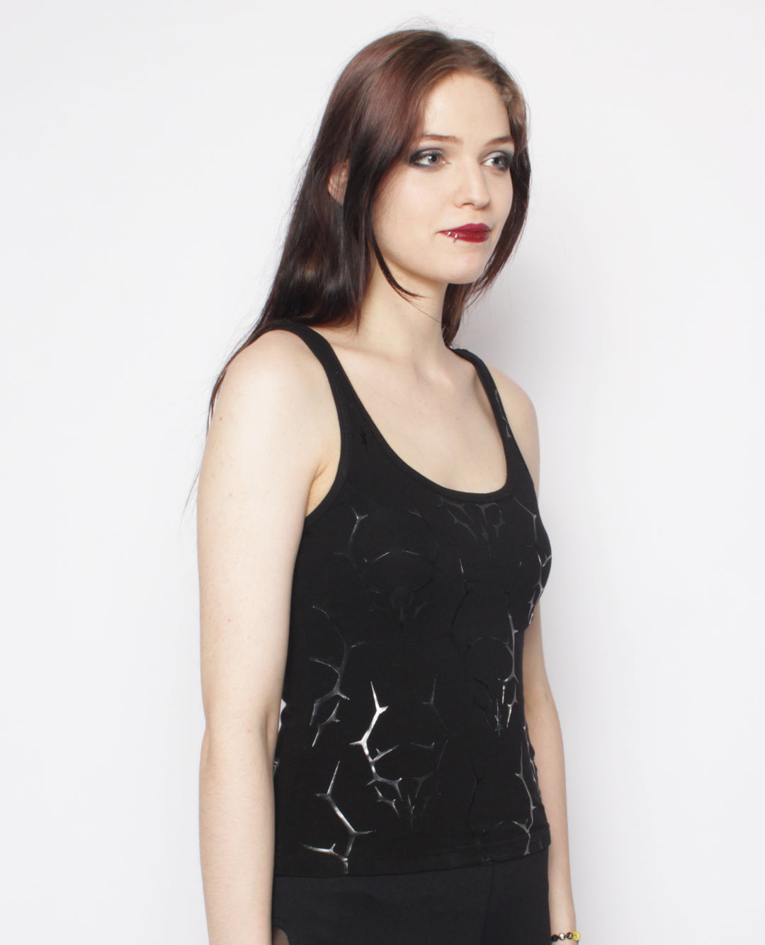 GIRLS SLIM VEST THORNS LOGO