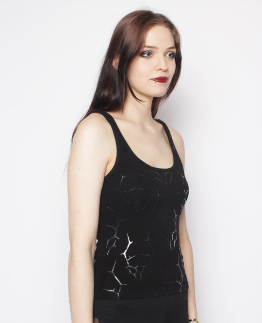 GIRLS SLIM VEST THORNS LOGO