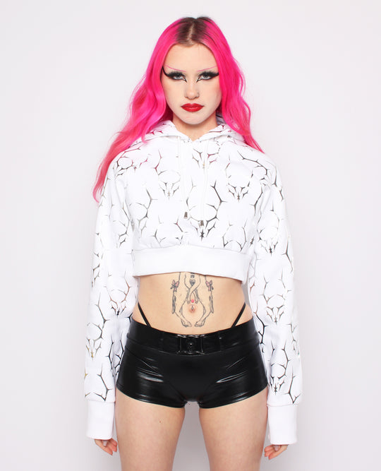 CROPPED HOODIE THORNS LOGO