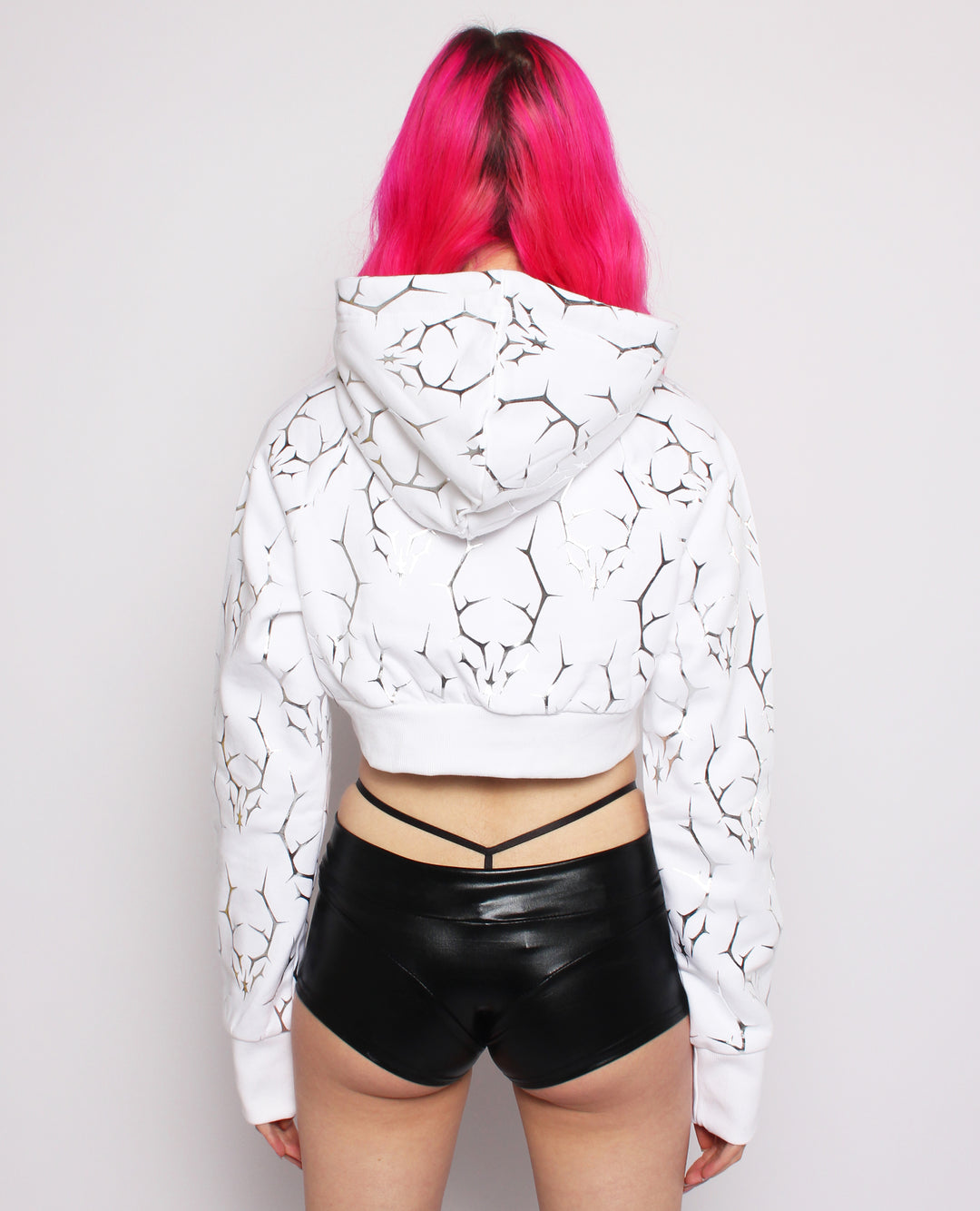 CROPPED HOODIE THORNS LOGO