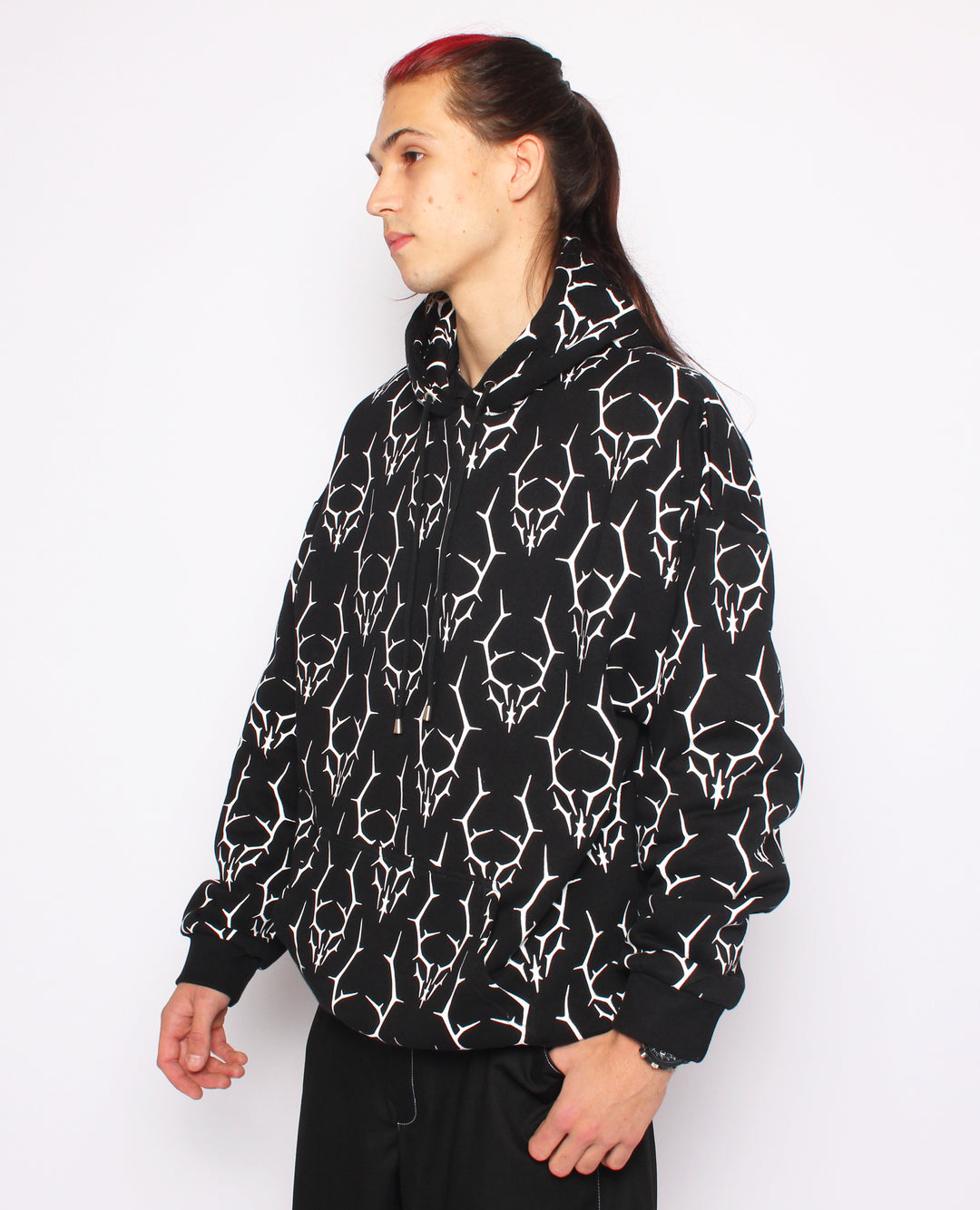 OVERSIZE THORNS LOGO HOODIE