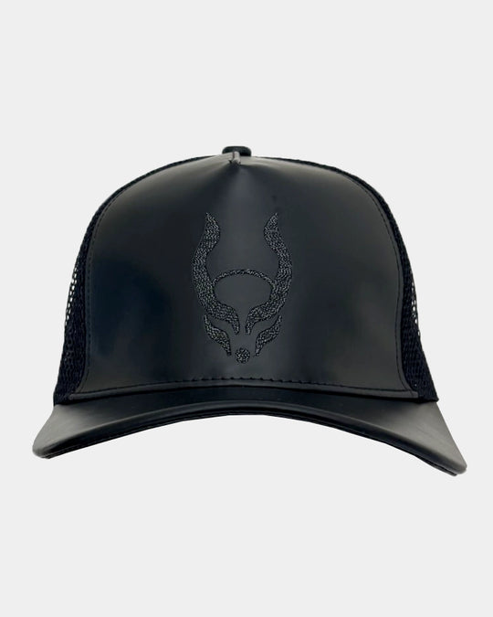 REFLECTIVE LOGO MESH TRUCKER CAP