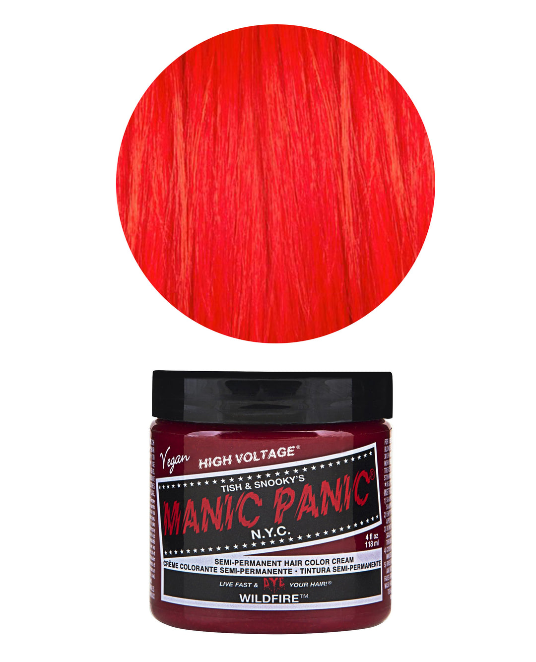 MANIC PANIC HIGH VOLTAGE CLASSIC SEMI PERMANENT HAIR COLOUR CREAM 118ML