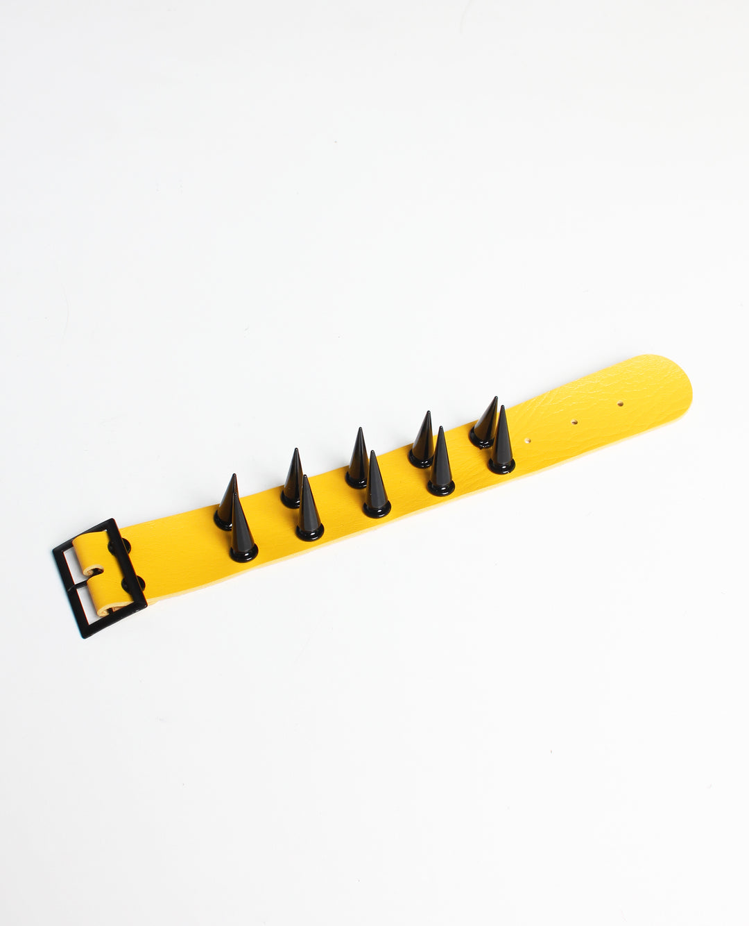 DOUBLE SPIKE CUFF ELECTRIC BANANA YELLOW