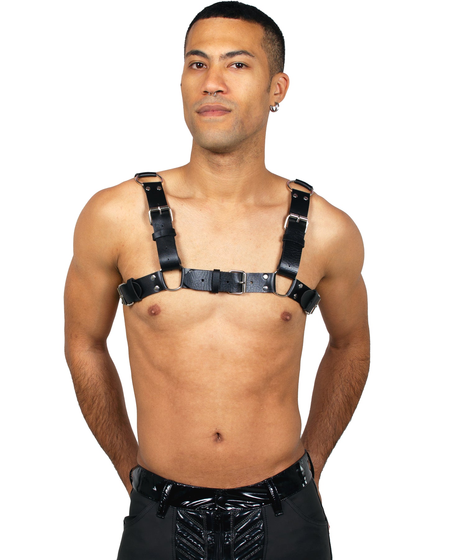 MISTER B - Leather Leg-Harness 