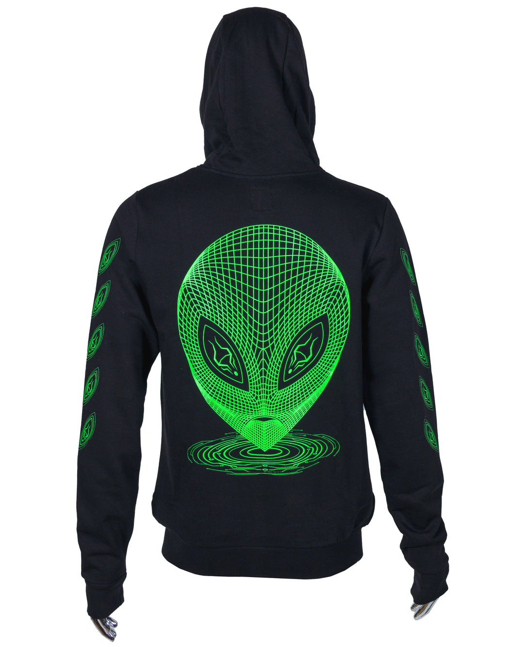 ZIP HOODY ALIEN EYES.