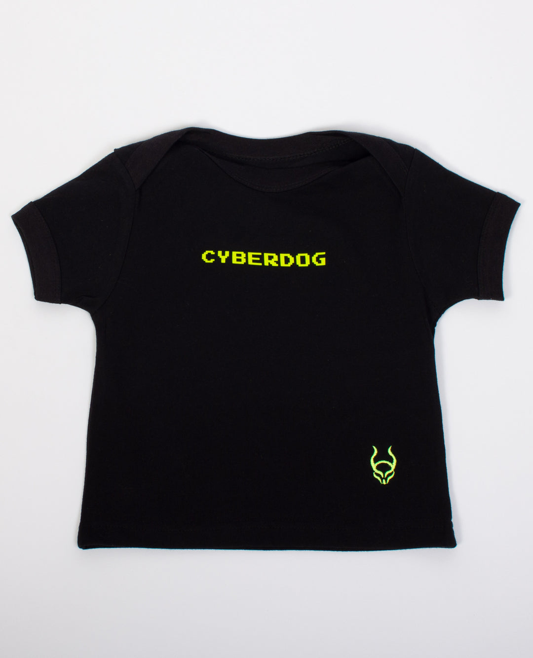 BABY TEE CYBERDOG BLACK FRONT