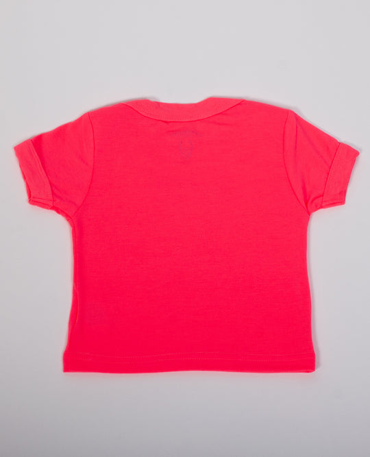 BABY TEE CYBERDOG FLUO PINK BACK