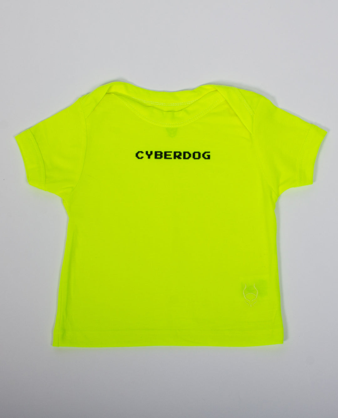 BABY TEE CYBERDOG FLUO YELLOW FRONT
