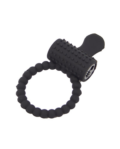 BLACK COCK RING.