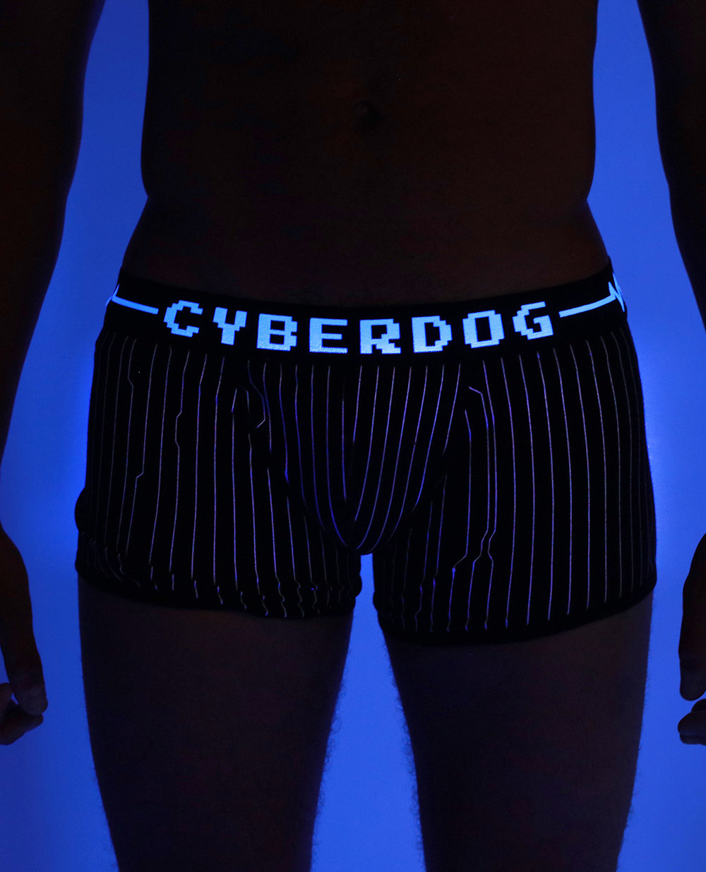 MENS BOXERS PINSTRIPE.