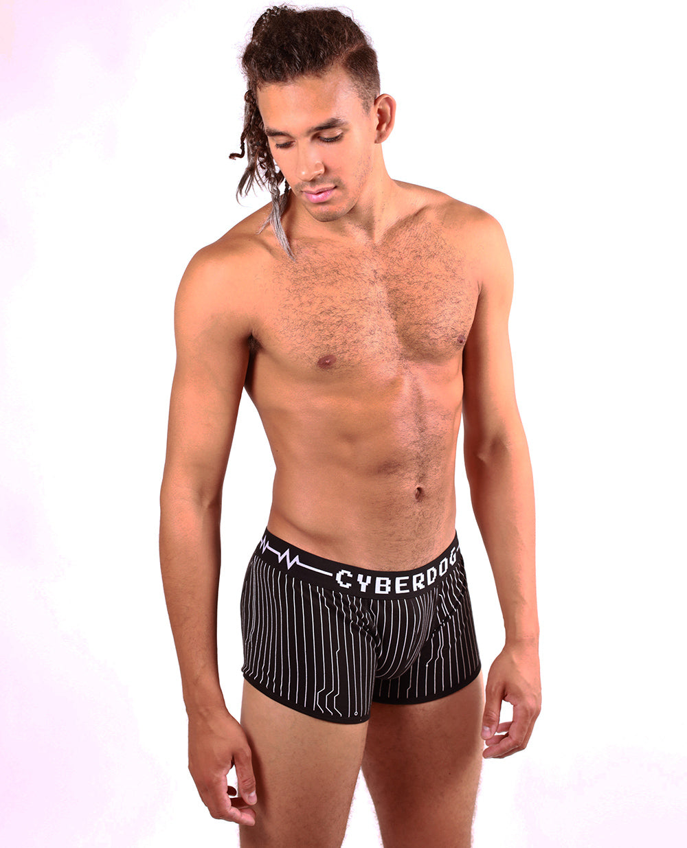 MENS BOXERS PINSTRIPE.
