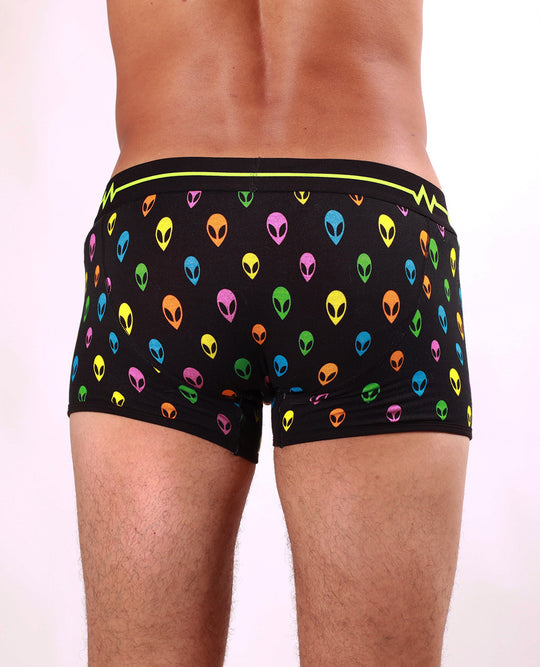 MENS BOXERS POLKA ALIEN.