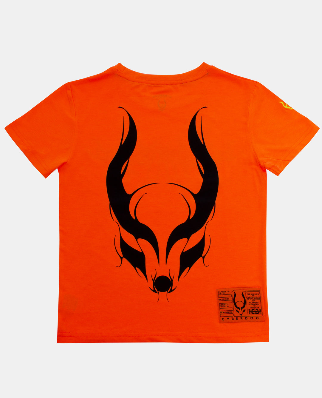 BOYS S/S CYBERLUX ORANGE BACK